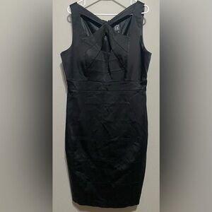 JAX Elegant Black Sheath Dress